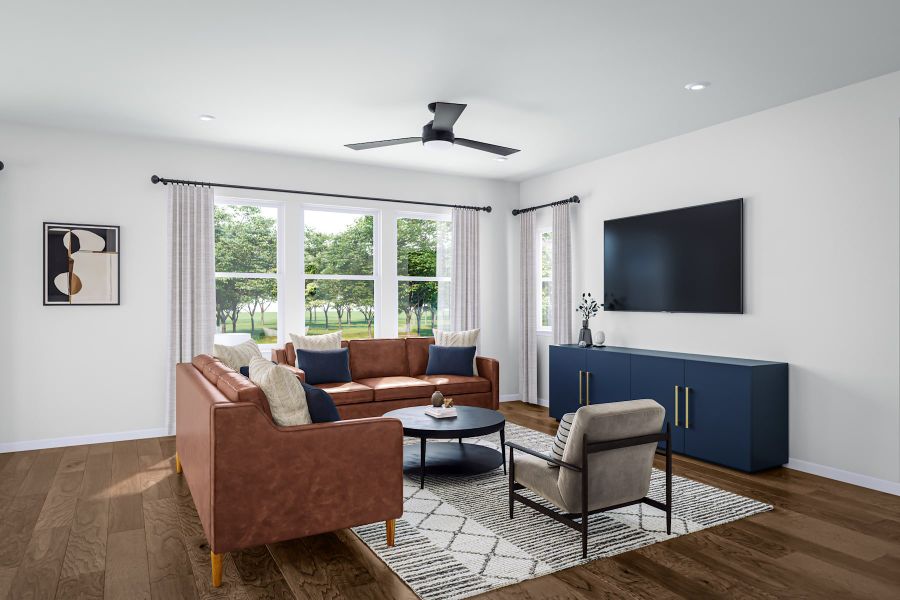 Representative furnished interior of a home built from the Banks by Tri Pointe Homes in Alton Creek, Mint Hill (Image 6).