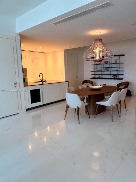 Furnished interior view inside a new home in Aston Martin Residences, Miami (Image 17). Furnished interior view inside a new home in Aston Martin Residences, Miami (Image 17).