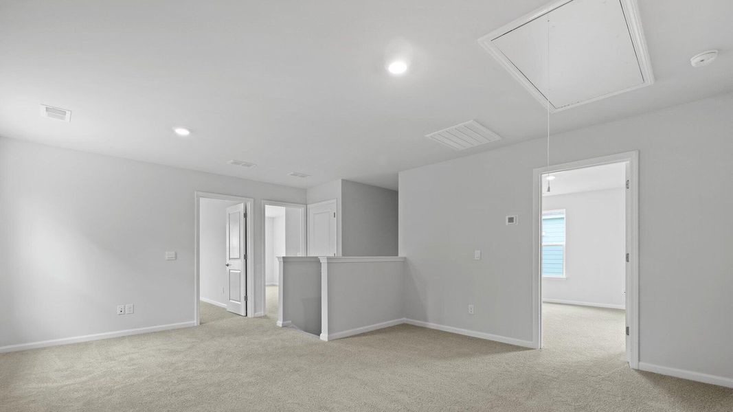 Spacious, unfurnished interior of a new home in Founders Corner, Summerville (Image 17). Spacious, unfurnished interior of a new home in Founders Corner, Summerville (Image 17).
