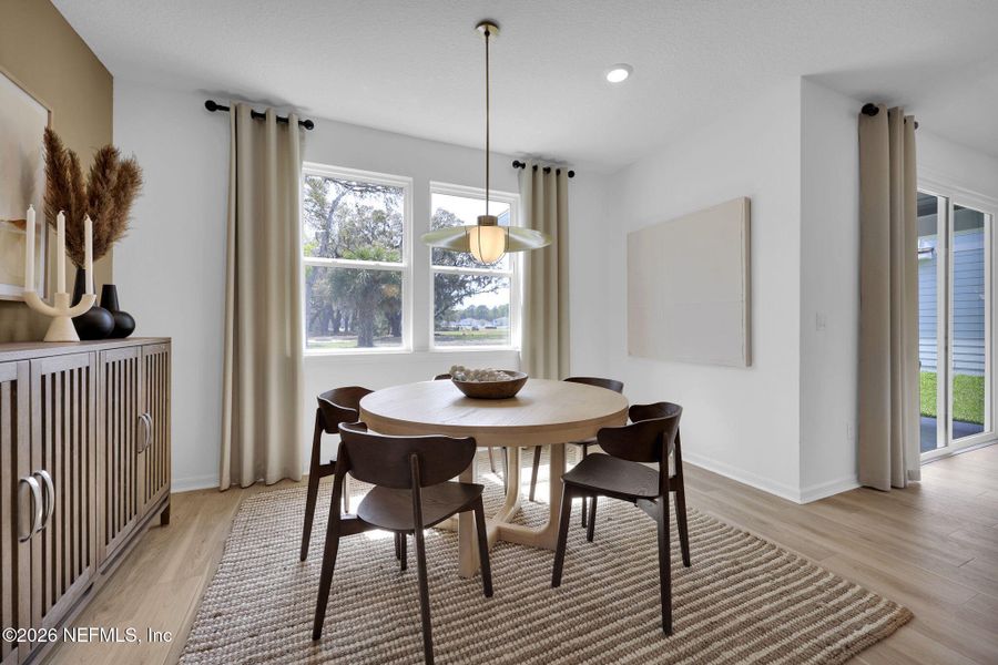 Furnished interior view inside a new home in Wingate Landing, Jacksonville (Image 13).