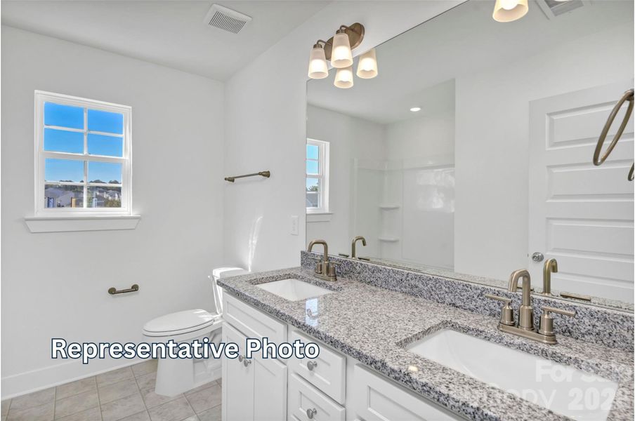 Furnished interior view inside a new home in Caldwell Forest, Charlotte (Image 5).