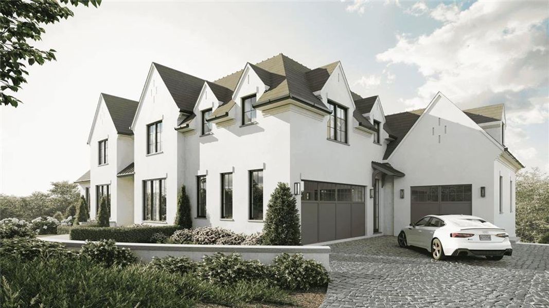 Front exterior of a new home in , Atlanta, GA, highlighting curb appeal (Image 2).