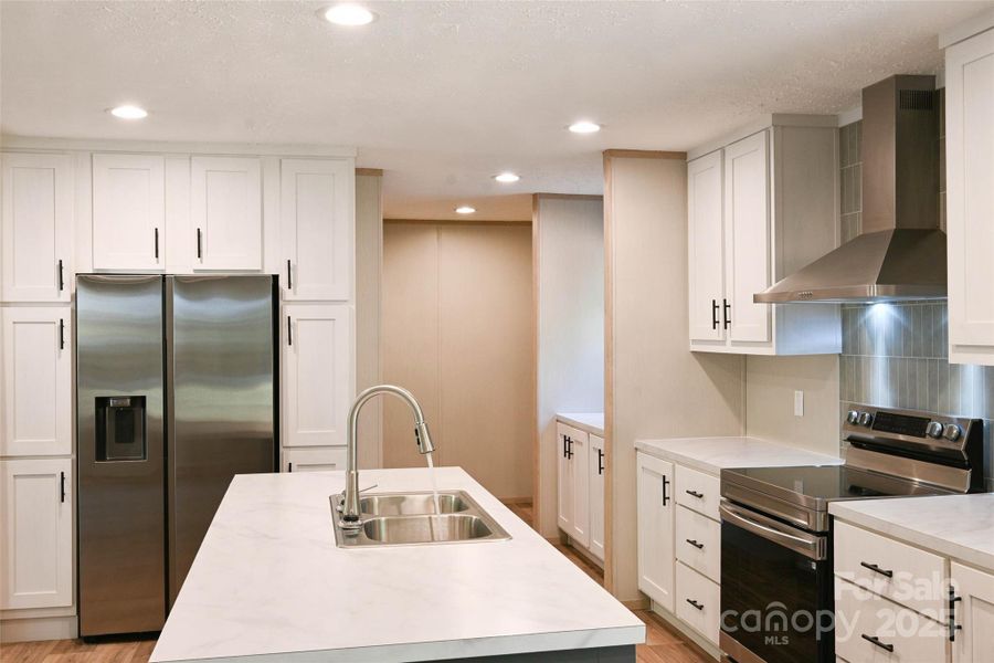 Furnished interior view inside a new home in , Clover (Image 12).