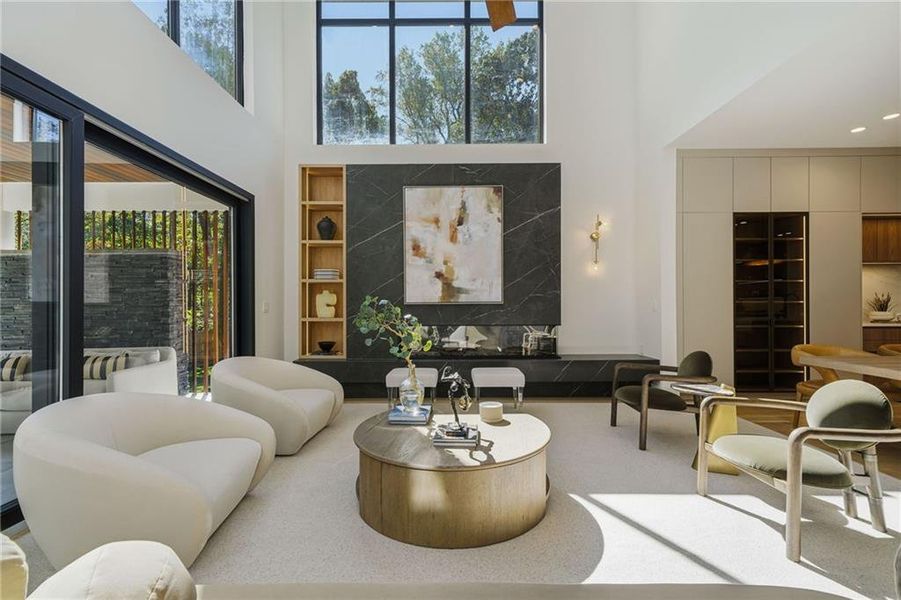 Furnished interior view inside a new home in , Atlanta (Image 8). Furnished interior view inside a new home in , Atlanta (Image 8).