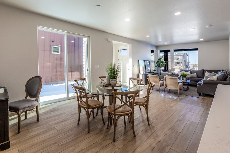 Representative furnished interior of a home built from the Tesla by Hartford Homes in Trailside, Timnath (Image 31).