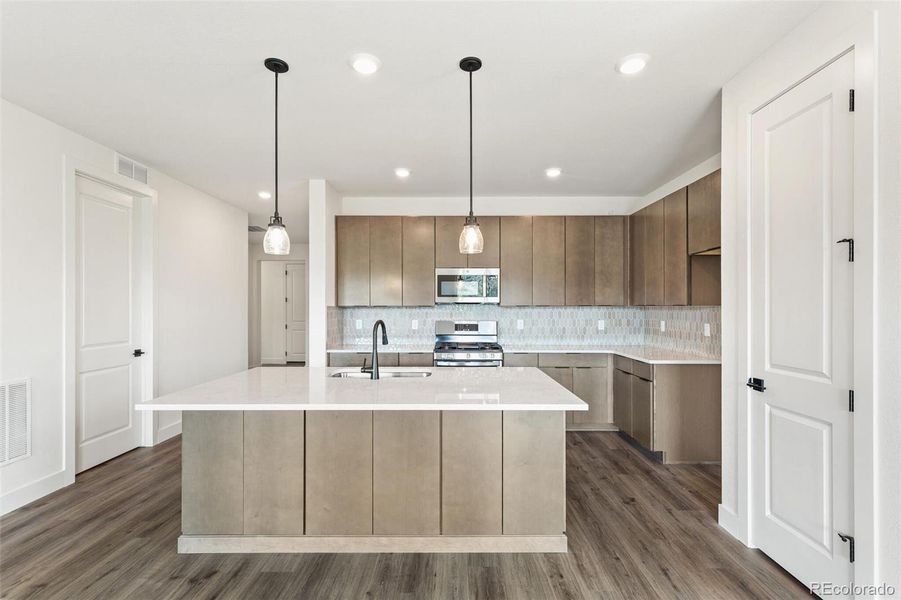 Furnished interior view inside a new home in Terrain Oak Valley, Castle Rock (Image 6).