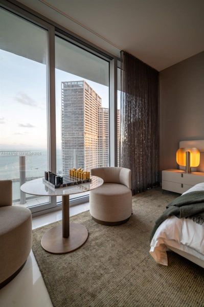 Furnished interior view inside a new home in , Miami (Image 41).