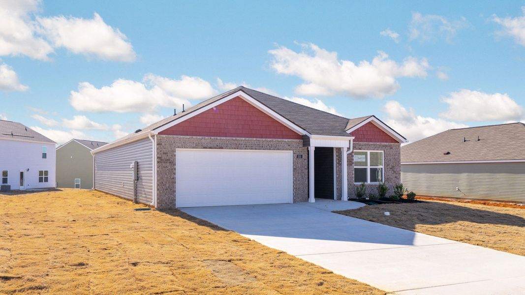 Front exterior of a new home in Crescent Ridge, Niota, TN, highlighting curb appeal (Image 20).
