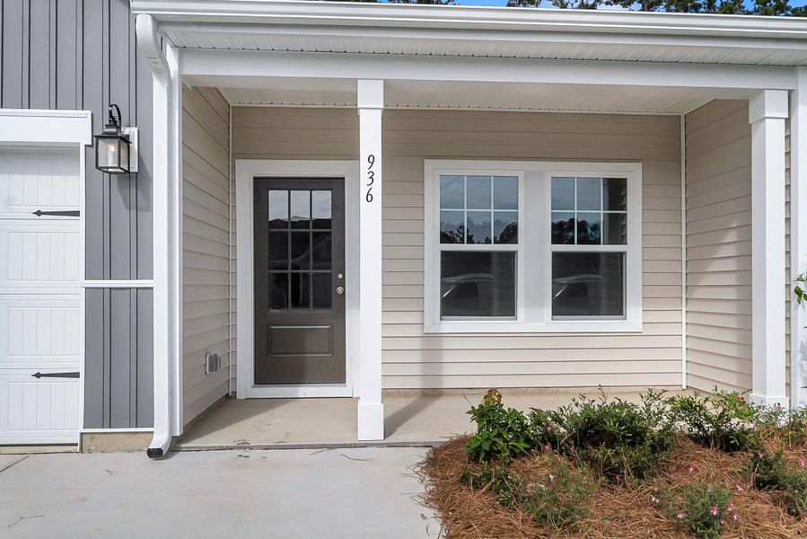 Exterior details and patio area of a home in , Summerville (Image 3).