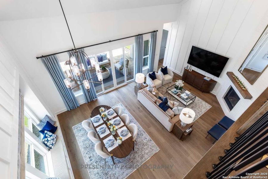 Furnished interior view inside a new home in The Ranches at Creekside, Boerne (Image 16). Furnished interior view inside a new home in The Ranches at Creekside, Boerne (Image 16).