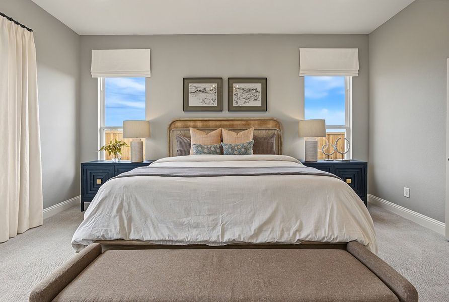 Furnished interior view inside a new home in Leonard Trails, Anna (Image 24).
