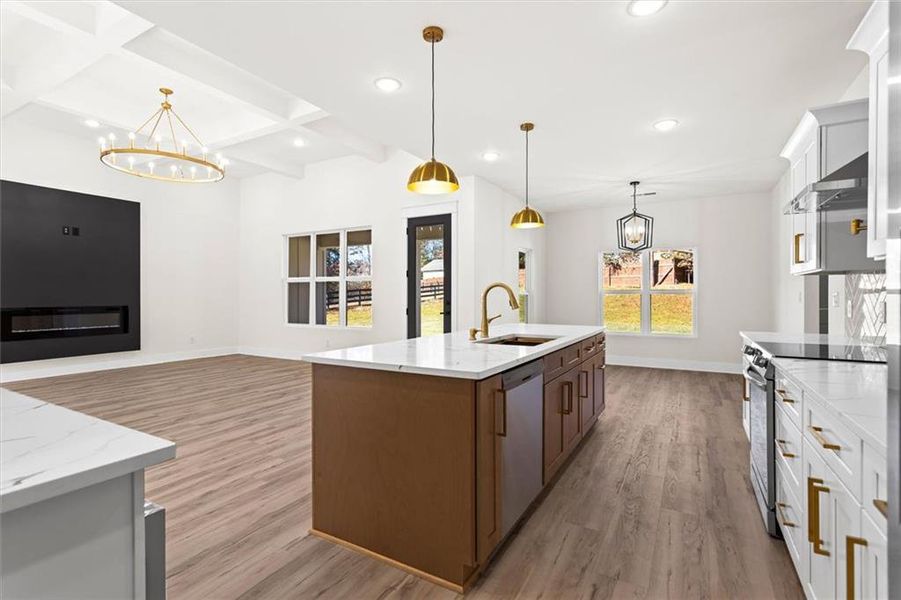 Furnished interior view inside a new home in , Gainesville (Image 12).