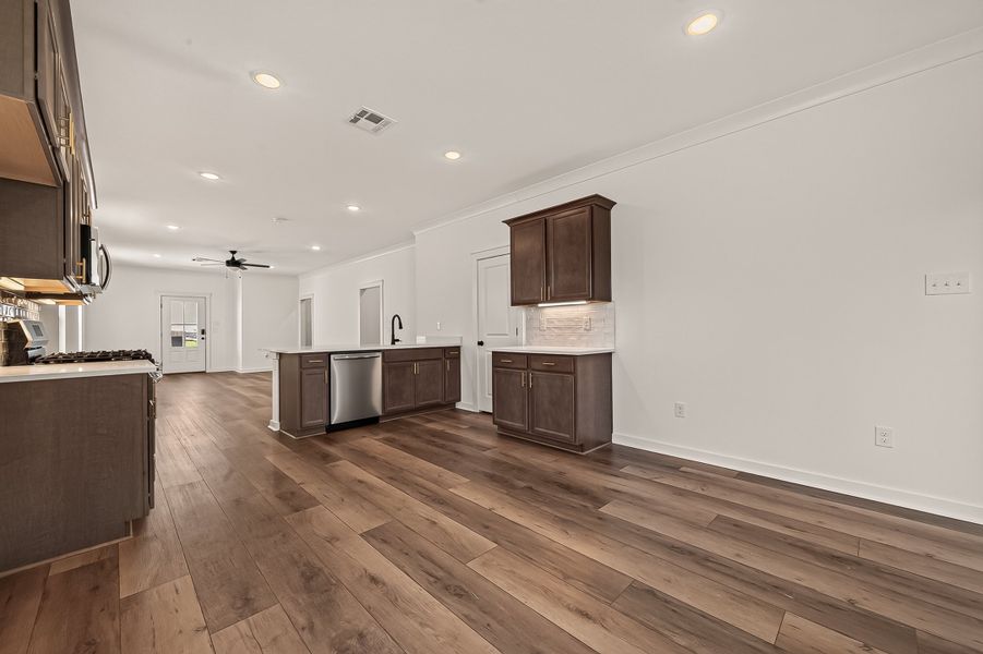 Furnished interior view inside a new home in Aldeana, Bonney (Image 15).