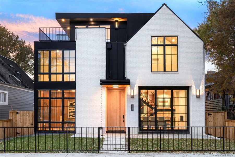 Front exterior of a new home in , Denver, CO, highlighting curb appeal (Image 27).