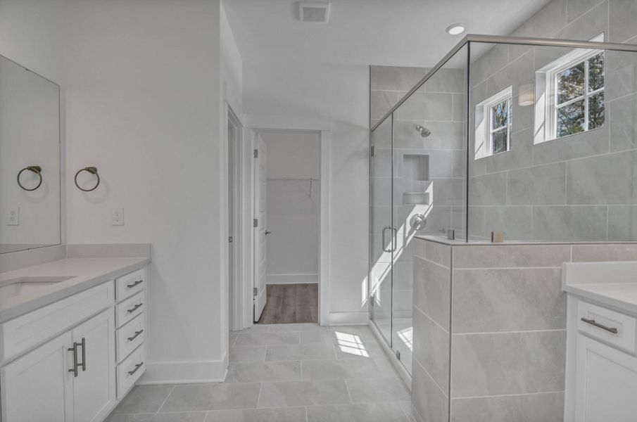 Furnished interior view inside a new home in Clubside Reserve at Summerlake, Lexington (Image 18).