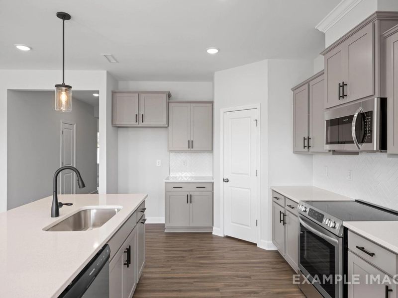 Furnished interior view inside a new home in Retreat at North Main, Lillington (Image 6).
