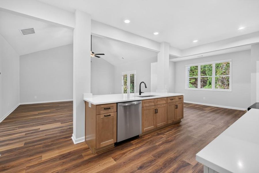 Furnished interior view inside a new home in , Commerce (Image 8).