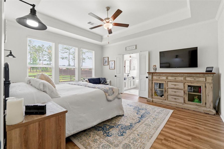 Furnished interior view inside a new home in Deer Pines, Conroe (Image 19).