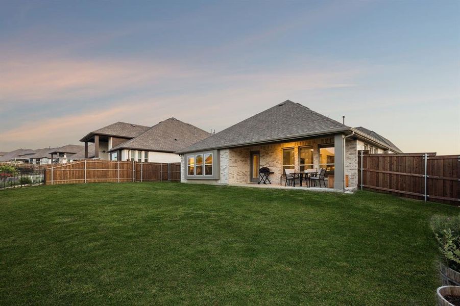 Exterior details and patio area of a home in Devonshire, Forney (Image 4). Exterior details and patio area of a home in Devonshire, Forney (Image 4).