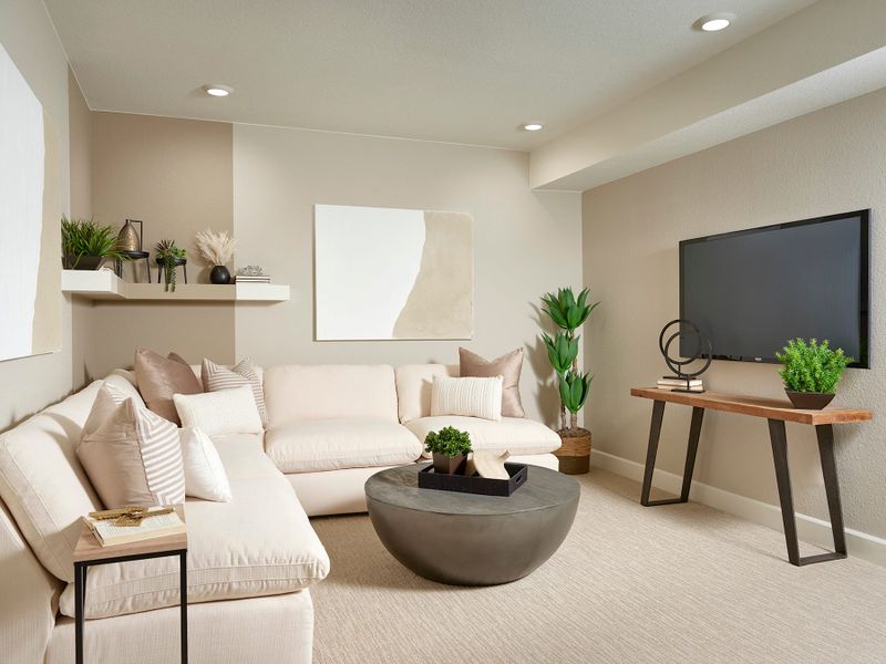 Representative furnished interior of a home built from the 1 by Tri Pointe Homes in Sugar Mill Village, Longmont (Image 11).