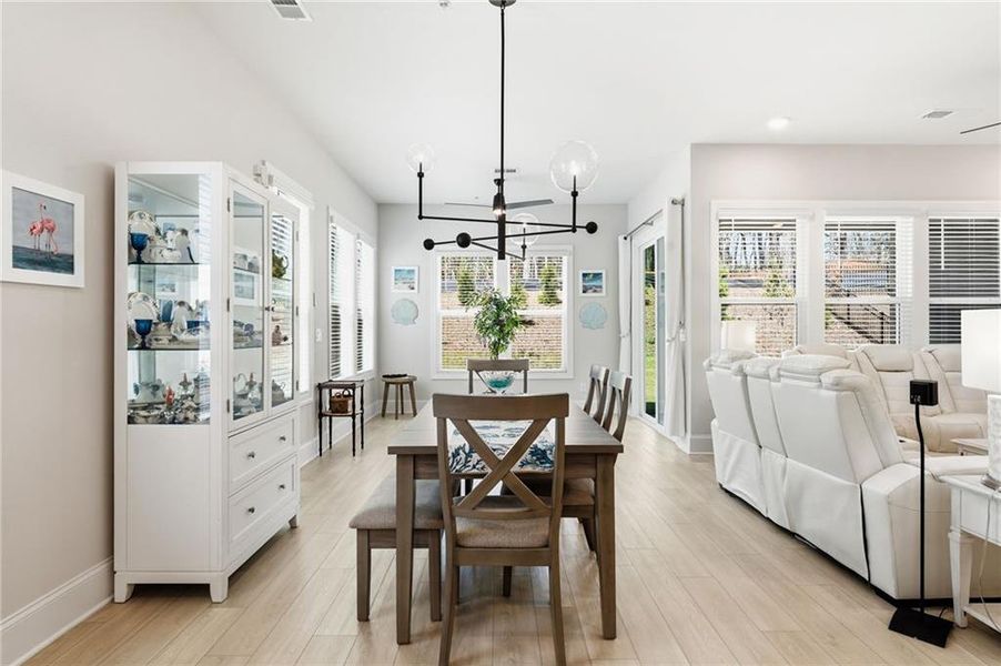 Furnished interior view inside a new home in The Reserve at Bells Ferry, Kennesaw (Image 27). Furnished interior view inside a new home in The Reserve at Bells Ferry, Kennesaw (Image 27).