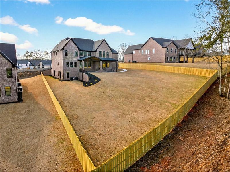 Exterior details and patio area of a home in , Buford (Image 37).