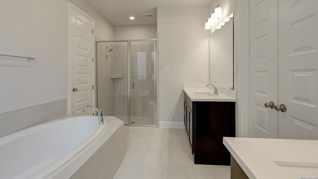 Furnished interior view inside a new home in Kallison Ranch, San Antonio (Image 9).