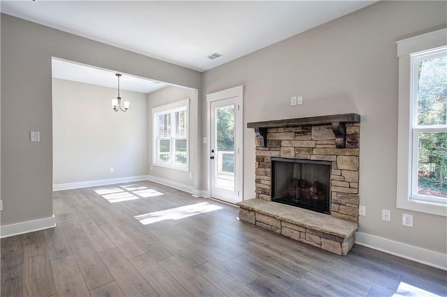 Spacious, unfurnished interior of a new home in , Cartersville (Image 29).