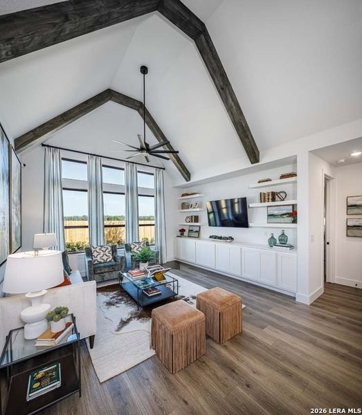Furnished interior view inside a new home in Alsatian Oaks, Castroville (Image 38).