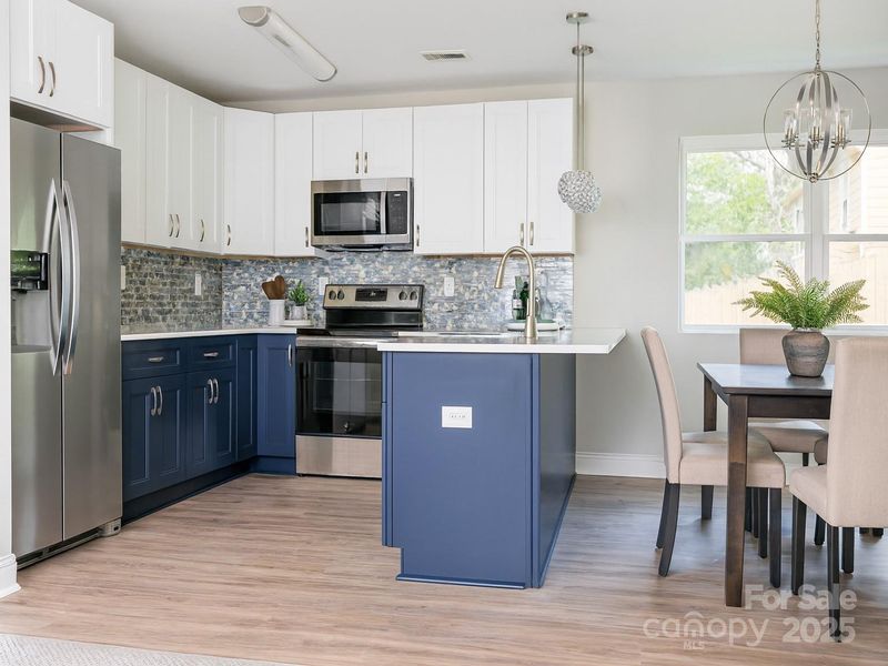 Furnished interior view inside a new home in , Gastonia (Image 2).