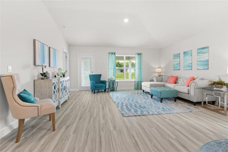 Furnished interior view inside a new home in , Newberry (Image 7). Furnished interior view inside a new home in , Newberry (Image 7).