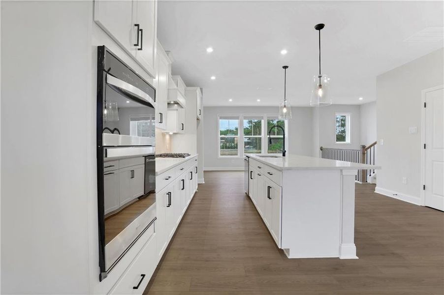 Furnished interior view inside a new home in Towne Village at Suwanee Dam, Sugar Hill (Image 7). Furnished interior view inside a new home in Towne Village at Suwanee Dam, Sugar Hill (Image 7).