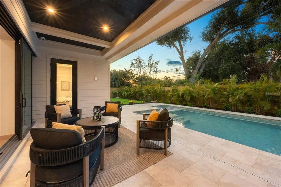 Exterior details and patio area of a home in , Sarasota (Image 34).