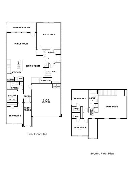 2D floor plan layout of this home in Valverde, Bastrop, TX (Image 2). 2D floor plan layout of this home in Valverde, Bastrop, TX (Image 2).