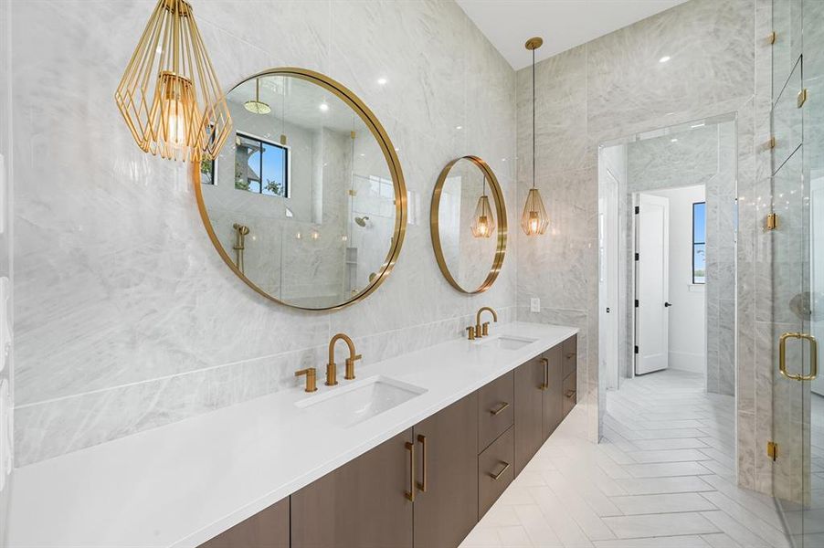 Furnished interior view inside a new home in Fields, Frisco (Image 3). Furnished interior view inside a new home in Fields, Frisco (Image 3).