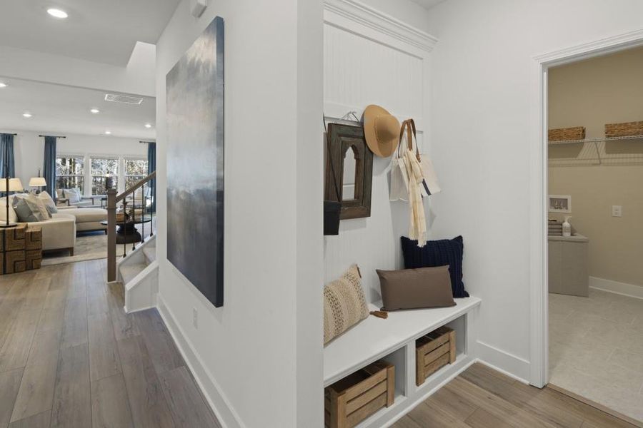 Furnished interior view inside a new home in The Court at Gainesville Township, Gainesville (Image 8).