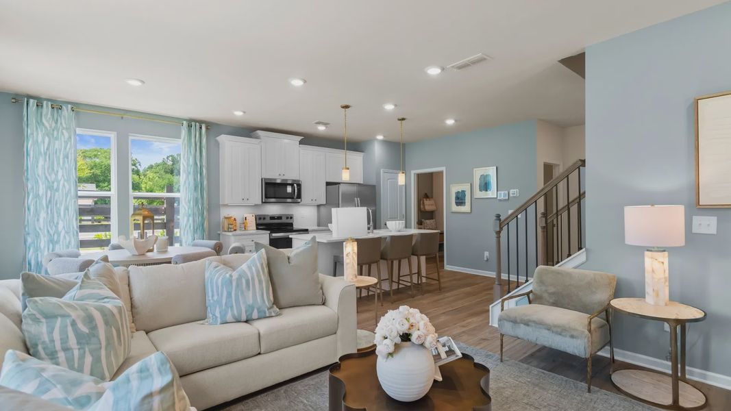Furnished interior view inside a new home in Langley Overlook, Loganville (Image 20).