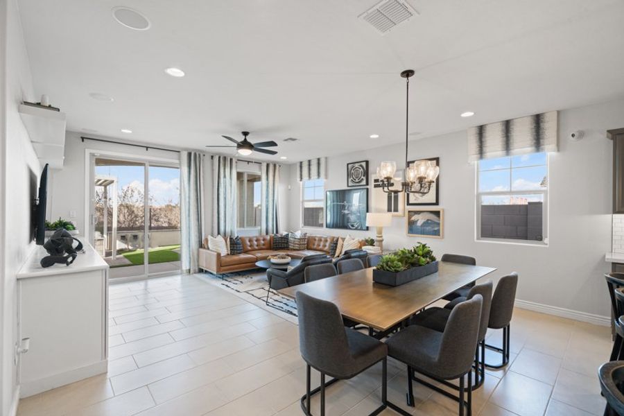 Furnished interior view inside a new home in Parkside, Avondale (Image 8). Furnished interior view inside a new home in Parkside, Avondale (Image 8).