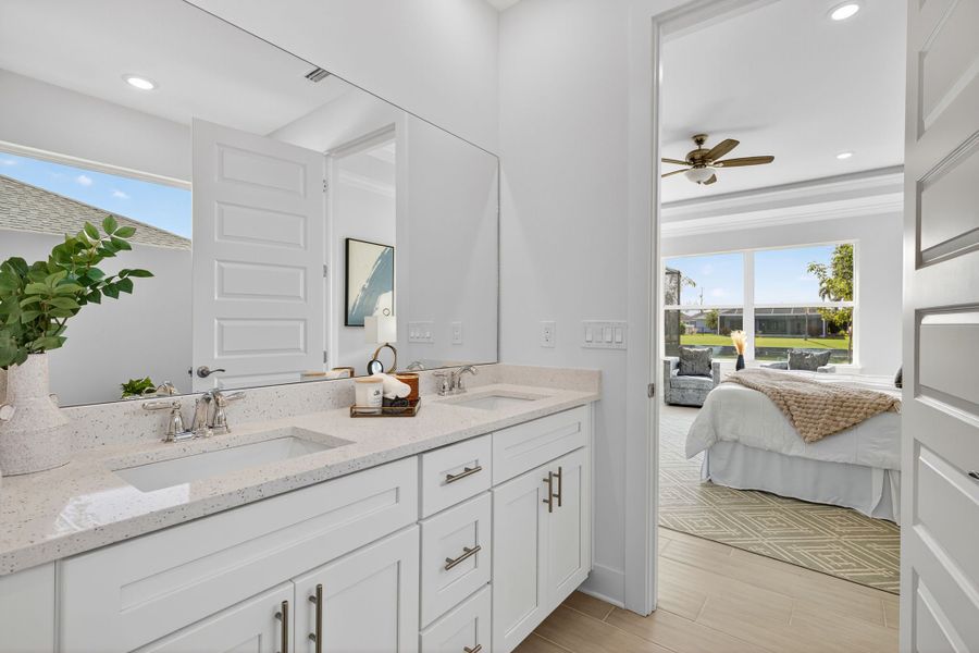 Representative furnished interior of a home built from the The Coral Haven by Sunlife Homes LLC in Cape Coral, Cape Coral (Image 35).