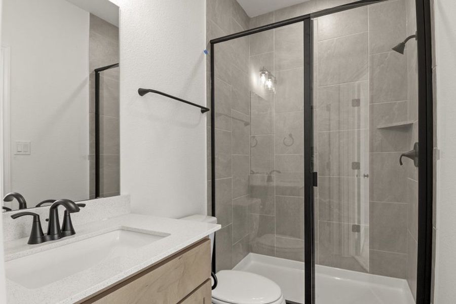Representative furnished interior of a home built from the Oak by Pacesetter Homes in Blanco Vista, San Marcos (Image 9).