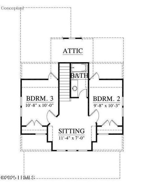 2D floor plan layout of this home in , Beaufort, SC (Image 4).
