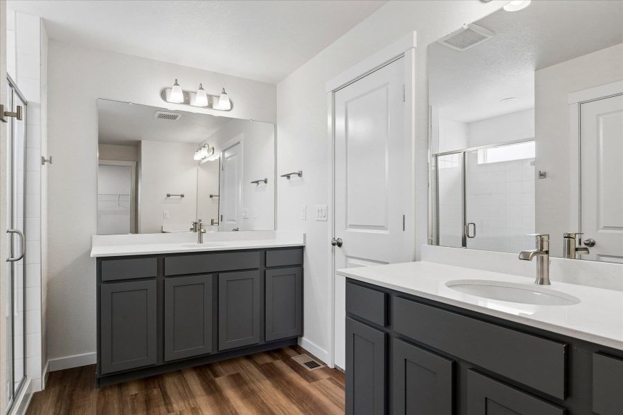Furnished interior view inside a new home in Aspen Ranch, Fountain (Image 8). Furnished interior view inside a new home in Aspen Ranch, Fountain (Image 8).