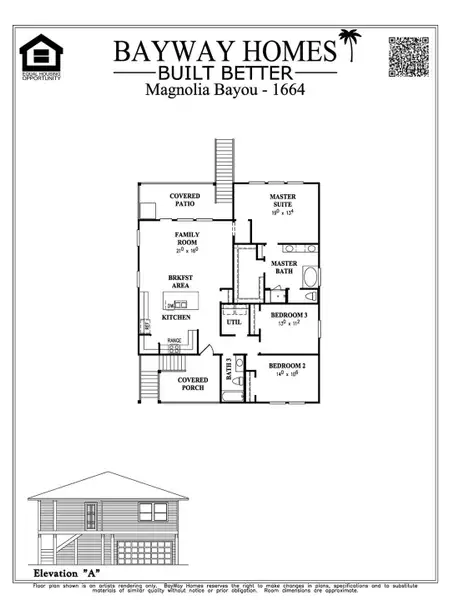 2D floor plan layout of this home in , Dickinson, TX (Image 4).