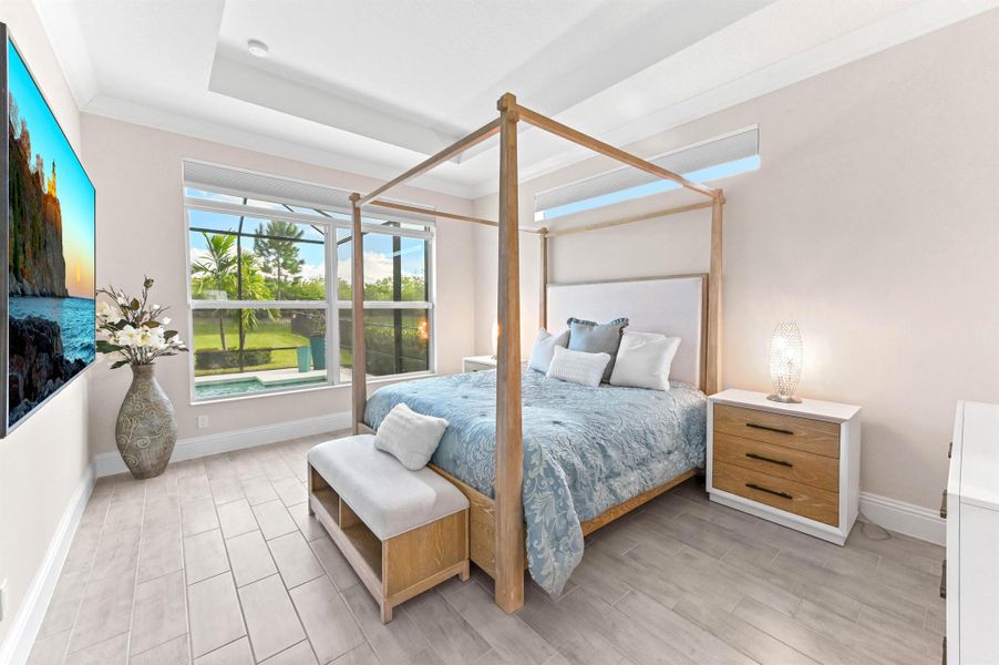 Furnished interior view inside a new home in Belterra, Port St. Lucie (Image 38).