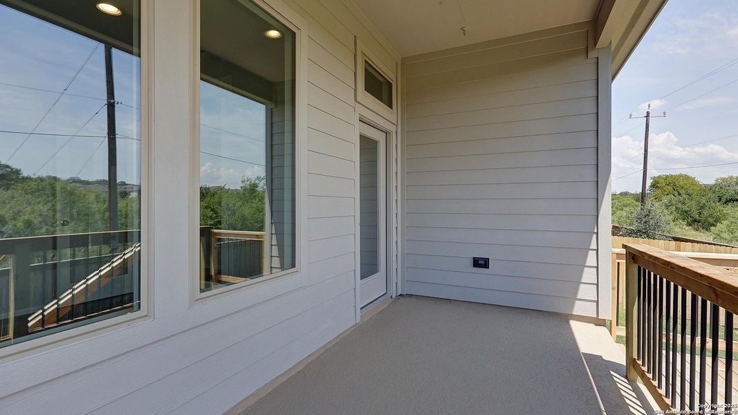Exterior details and patio area of a home in Ladera 40', San Antonio (Image 3). Exterior details and patio area of a home in Ladera 40', San Antonio (Image 3).