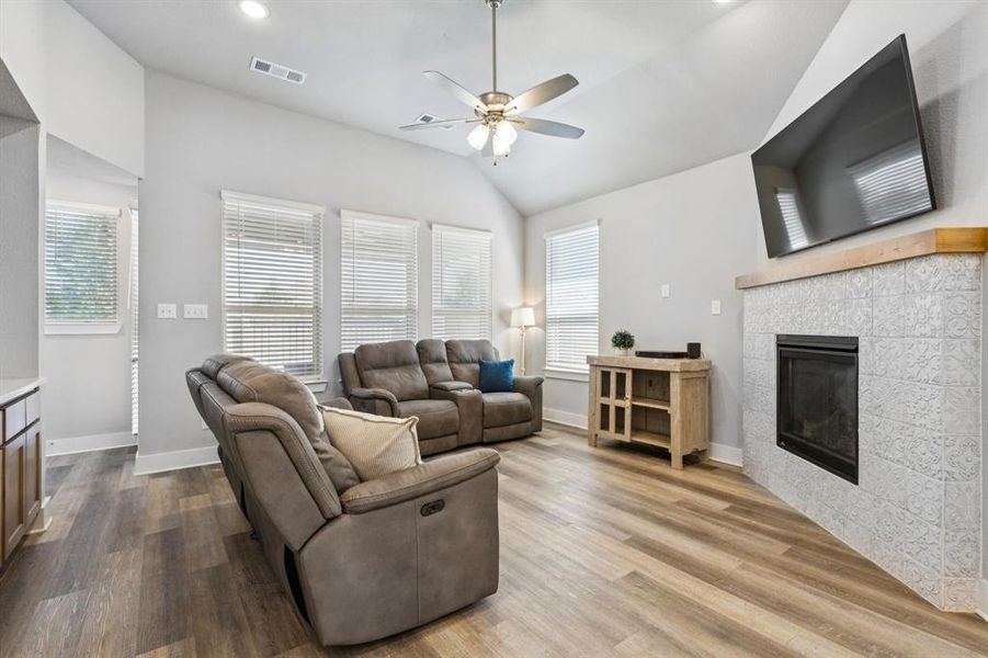 Furnished interior view inside a new home in , Aubrey (Image 29). Furnished interior view inside a new home in , Aubrey (Image 29).