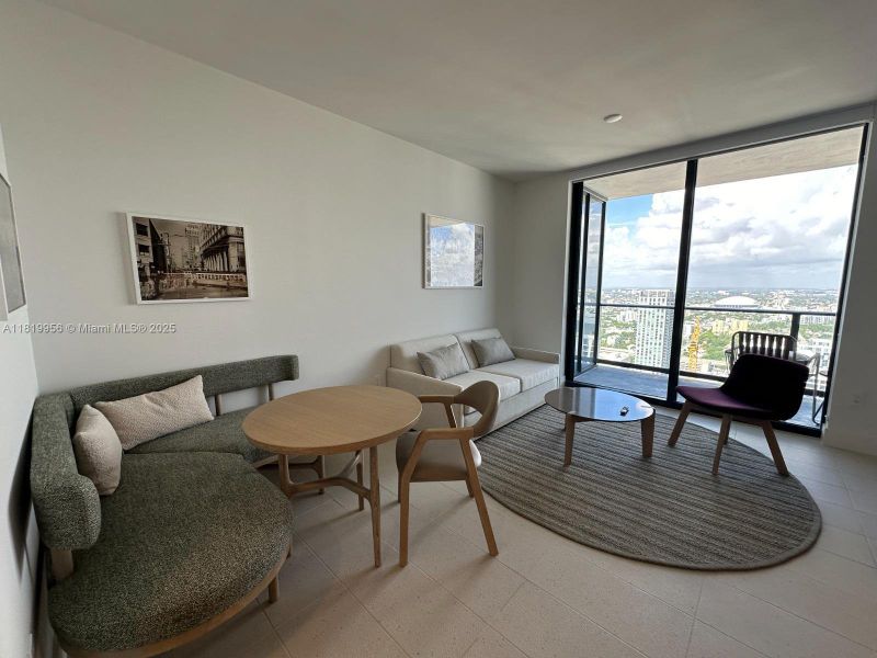 Furnished interior view inside a new home in , Miami (Image 6).