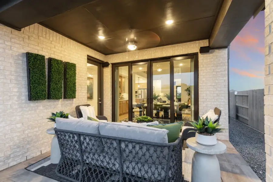 Representative Patio - some options shown