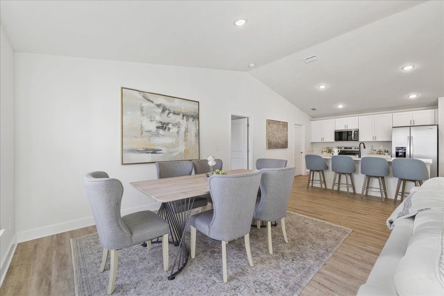 Representative furnished interior of a home built from the The Sunset Harbor by Sunlife Homes LLC in Port Charlotte, Port Charlotte (Image 15).