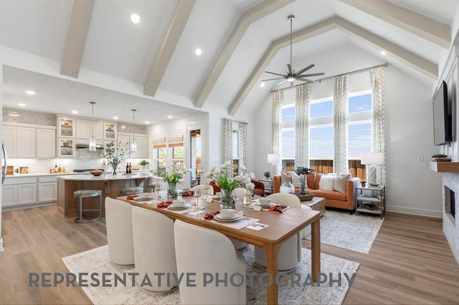 Furnished interior view inside a new home in Waterscape, Royse City (Image 11).